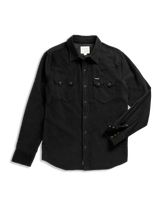 men's long sleeve texas weight corduroy pearl snap