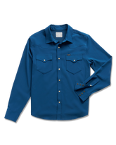 men's performance long sleeve western pearl snap