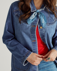 women's denim chore jacket