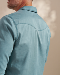 men's thorn stopper pearl snap