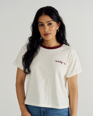 women's vintage ringer tee