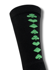 deal me in mid calf sock (2-pack)