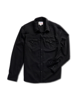 men's denim long sleeve pearl snap