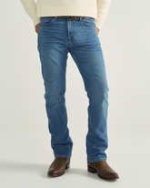 men's slim straight stretch denim