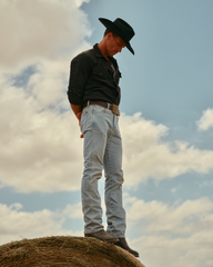 men's slim straight heritage denim