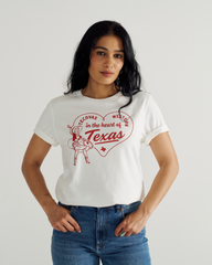 women's heart of texas tee