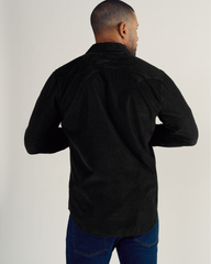 men's long sleeve texas weight corduroy pearl snap