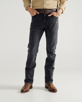 men's slim straight stretch denim