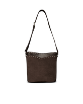 suede bucket bag