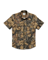 men's performance short sleeve western pearl snap