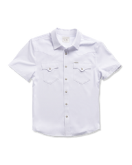 men's performance short sleeve western pearl snap - classic fit
