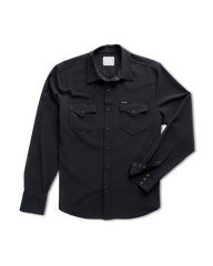 men's performance long sleeve western pearl snap - classic fit