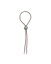 iron lamb turquoise drop bolo