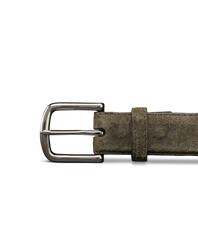 men's suede belt