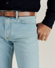 men's slim straight stretch denim