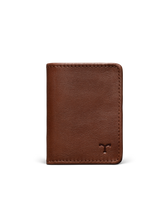 cowhide bifold card case