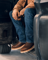 longhaul waterproof roper composite toe work boot