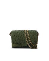 ostrich shoulder bag