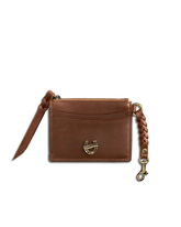 women's keychain card case