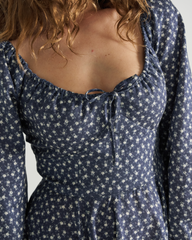 women's long sleeve mini dress