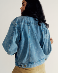 women's denim trucker jacket
