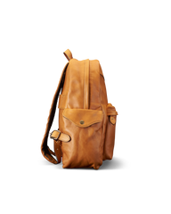 men's leather backpack