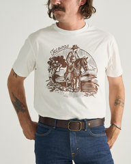 men's sketchbook cowboy tee