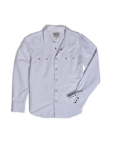 men's sawtooth oxford pearl snap