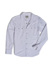 men's sawtooth oxford pearl snap