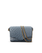 ostrich shoulder bag