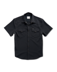 men's performance short sleeve western pearl snap