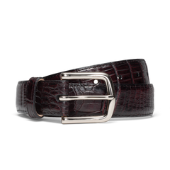 men's crocodile belt