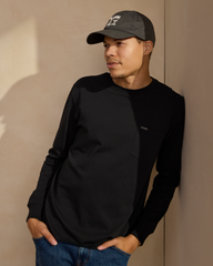 men's long sleeve standard issue pocket tee