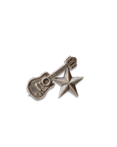 guitar hat pin
