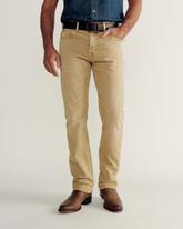 men's slim straight stretch twill