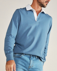 men's long sleeve polo