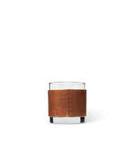 leather rocks glasses 2 pack