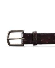 men's ostrich belt