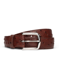 men's ostrich belt