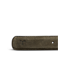 men's suede belt