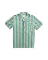 men's dobby camp short sleeve shirt