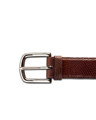 men's lizard belt