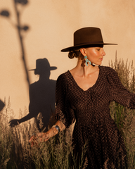 the belle wool cowgirl hat