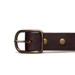 men's harness leather belt