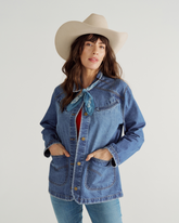 women's denim chore jacket