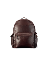 men's leather backpack