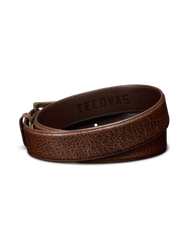 men's bison belt