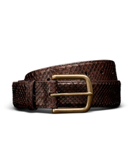 men's python belt