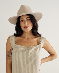 the belle wool cowgirl hat