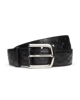 men's ostrich belt